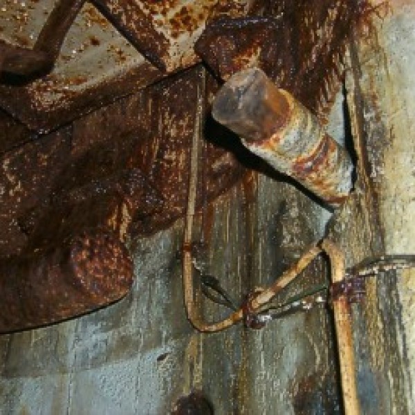 Detail van de andere zijde van de koepelbodem.