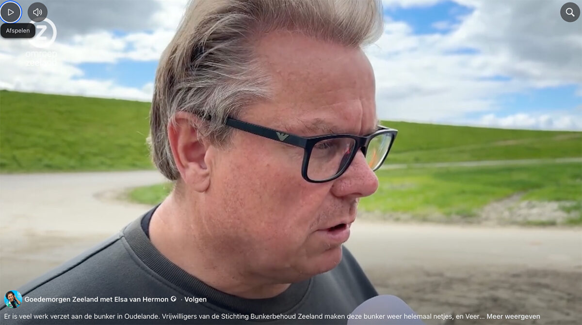Goedemorgen Zeeland op bezoek bij de bunker in Oudelande